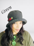 Zoe (multi button) Bucket Hat