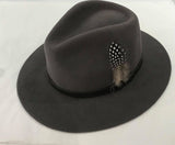 Unisex 100% Wool Fedora Hat