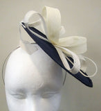 Disc with ribbons and swirl fascinator