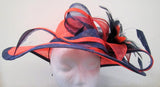 Hatinator with leaves, feather flower and ribbons