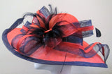 Hatinator with leaves, feather flower and ribbons