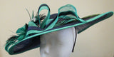 Hatinator with leaves, feather flower and ribbons