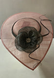Teardrop hatinator with ribbon and roses