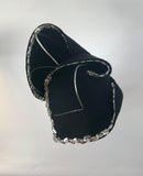 Navy Sparkly Felt Fascinator
