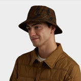 Unisex Waxed Cotton Bucket in Delamere Tartan