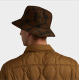 Unisex Waxed Cotton Bucket in Delamere Tartan