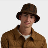 Unisex Waxed Cotton Bucket in Delamere Tartan