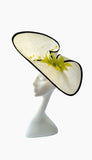 Beautiful swirl hatinator with feathers