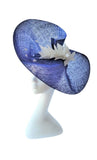 Beautiful swirl hatinator with feathers