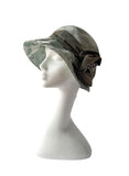 VINTAGE INSPIRED 1920's STYLE CLOCHE HAT DOWNTON ABBEY - Green