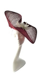 Beautiful swirl hatinator with feathers