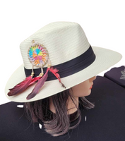 Beautiful Dreamcatcher Panama hats with beautiful dream catchers