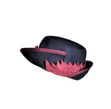 How to make a Disappearing Brim felt hat with step by step videos that you can keep for life