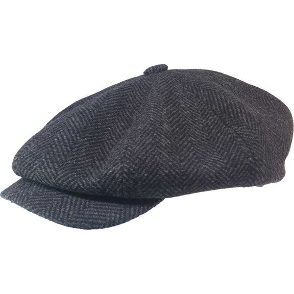 Classic Herringbone Newsboy/Bakerboy Cap