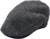 Herringbone Tweed Flat Cap