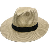 Mens Summer foldable Fedora Panama Hat