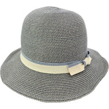 Womens Summer Adjustable Short Brim Floppy Hat