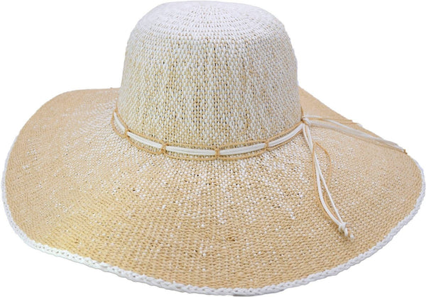 Beautiful women's sun hat has a wide brim