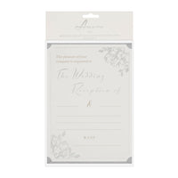 AMORE BY JULIANA® WEDDING RECEPTION INVITES - PACK OF 20
