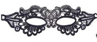 Black Flower Lace Masquerade Mask