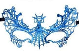 Blue Butterfly Lace Masquerade Mask