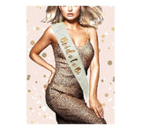 Rose Gold Bride To Be Sash