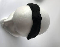 Loosely Knotted Black Fabric Aliceband