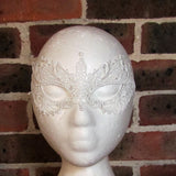 White Princess Lace Masquerade Mask