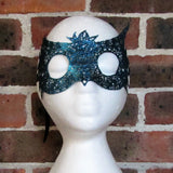 Blue Owl Lace Masquerade Mask