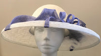 Hat with roses and spirals