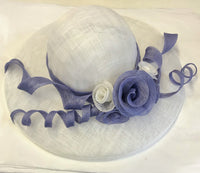 Hat with roses and spirals