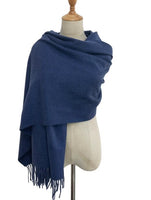 Soft Wool Tassel Blanket Wrap Scarf