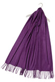 Super Soft Plain Pashmina Tassel Scarf