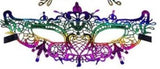 Rainbow Princess Lace Masquerade Mask