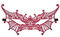 Red Spider Lace Masquerade Mask