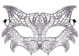 Silver Cat Lace Masquerade Mask