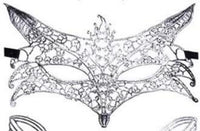 Silver Fox Lace Masquerade Mask