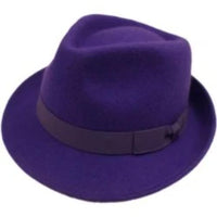 100% Wool Felt Trilby Hat