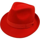 100% Wool Felt Trilby Hat