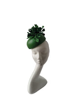 Beautiful leather percher with rose