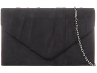 Suede Clutch Bag