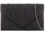 Suede Clutch Bag