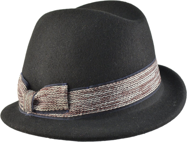 Women’s Wool Trilby Cloche Hat
