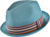 This trilby hat is suitable for men or women