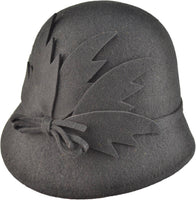 Women's Wool Felt Vintage Cloche Hat