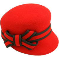 Wool Felt Vintage Peaked Hat